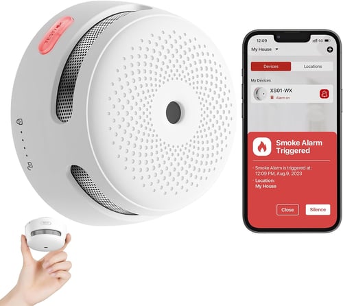 A smarthome smart smoke detector.