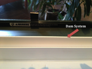 Window Dam System for window replacement